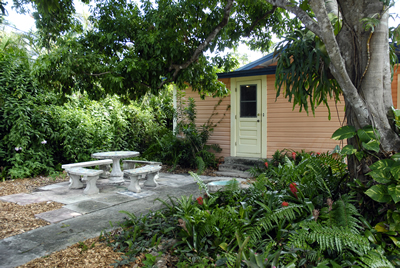 Haskell's House - a vegetarian and environmentally friendly rental cottage in Fort Lauderdale, Florida.  Weekly and Monthly vacation rentals are available at this cute, vegan, self-catering, environmentally-friendly, green, and chemically free cottage for strict vegetarian and chemically sensitive visitors.  Vacation rental, vacation home, vacation house, vacation cottage, vacation cabin, florida vacation rental cottage, florida vacation rental cabin, florida vacation rental home, florida vacation rental house, south florida, broward county, palm beach county, Fort Lauderdale, South Florida, vegetarian vacation cottage for rent, vegetarian vacation home for rent, vegetarian vacation cabin for rent, vegetarian vacation house for rent, florida vacation cottage for rent, florida vacation cabin for rent, florida vacation house for rent, florida vacation home for rent